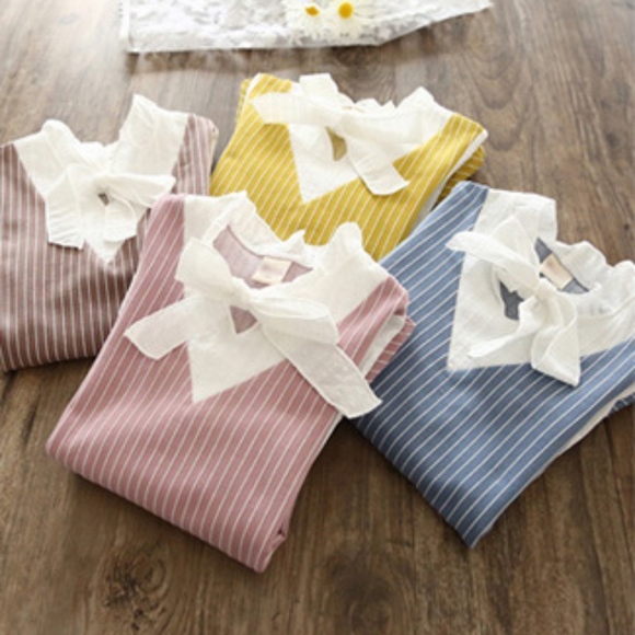 Toddler Girls Bell Sleeve Pleated Skirt Pink Dress - Picture 4 of 4